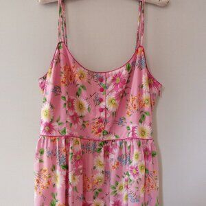 'Cappagallo' Dress Size 16  Floral  Cotton EUC